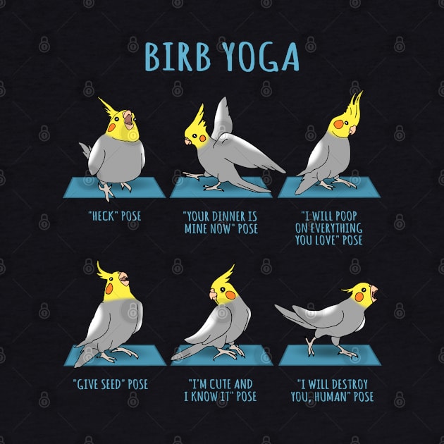 Cockatiel Yoga Poses by FandomizedRose